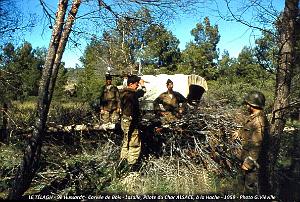Le Telagh - 9e Hussards - Corvee de bois - 1959